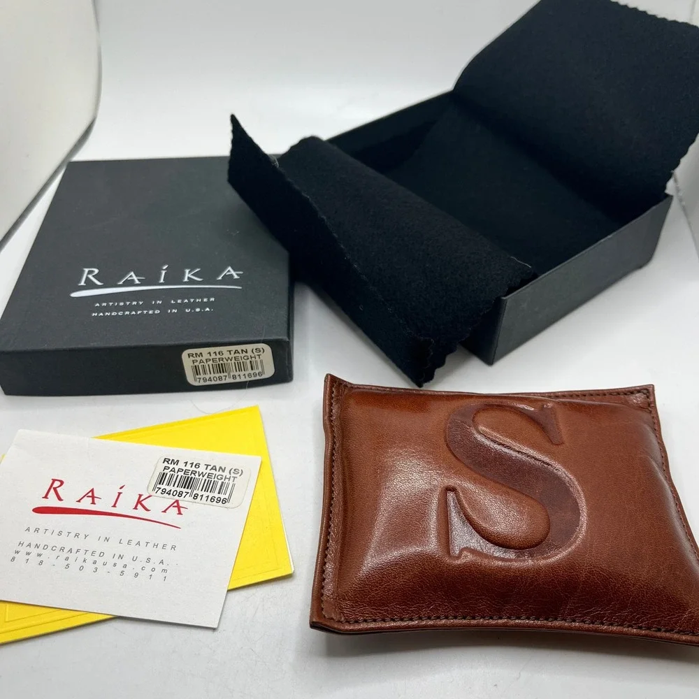 Raika‎ Leather Paperweight 